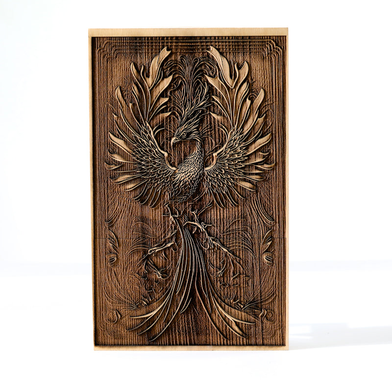 Phoenix 3D Reliefs|3D STL Picture|Wood,Art,Wall Decor – NEJE.SHOP