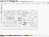 Christmas Village Crafts | DXF File |Gift,Art,festival