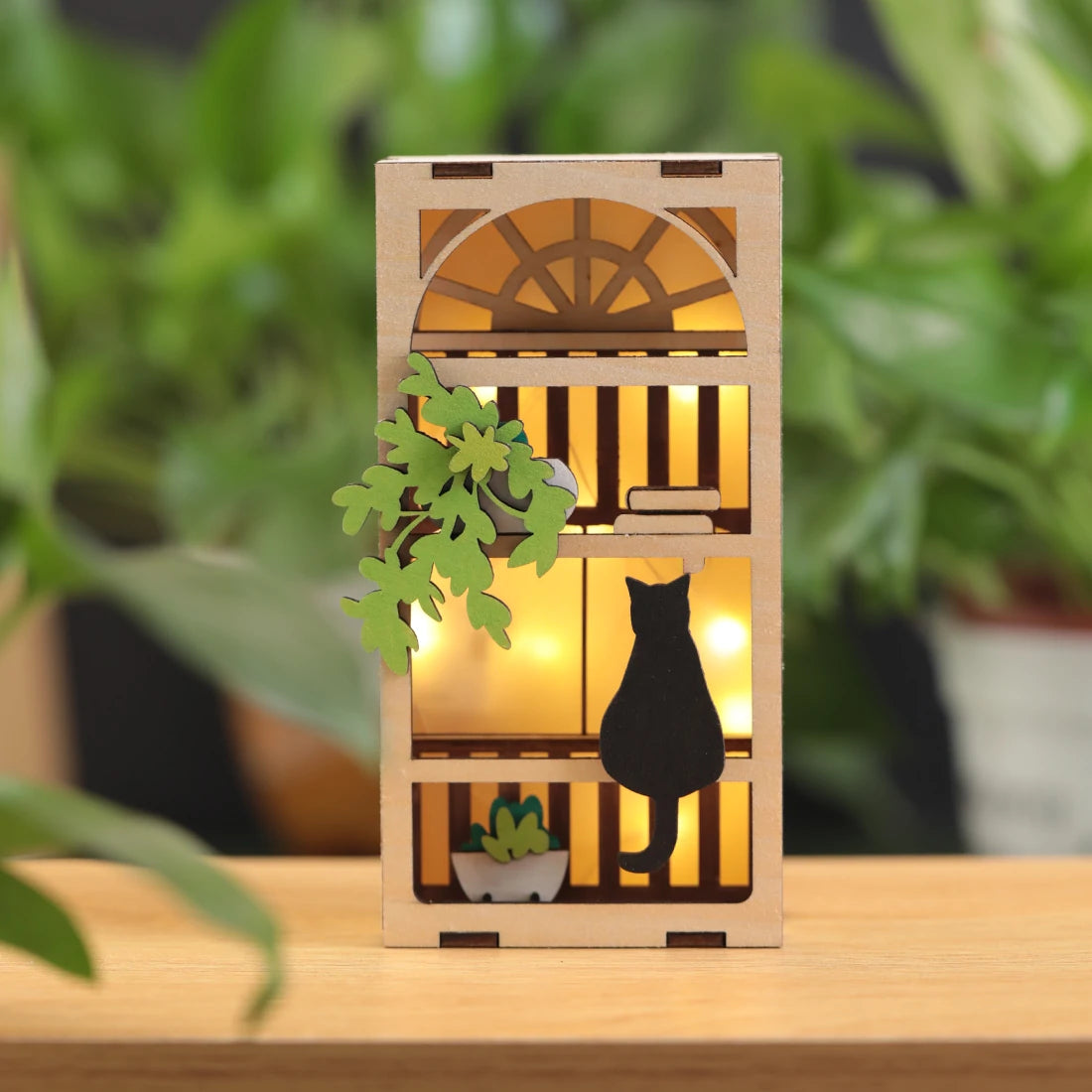 Dekorative Wandlampe | DXF, SVG, lbrn2 | Kunst, Geschenk, Holzverarbeitung