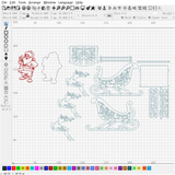 Moose and Sleigh|DXF File|Art,Festival,Gift