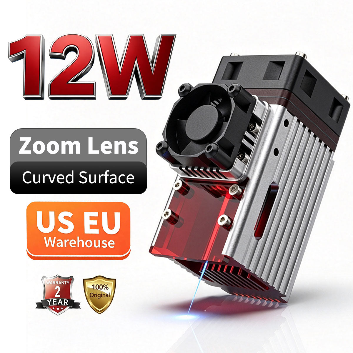 youページ NEJE A40640 12W Blue Diode Laser Module with Adjustable Focus