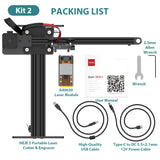 NEJE 5 Wireless Portable Laser Cutter & Engraver with A40640 / A40630 / E40 / E30 Laser Module