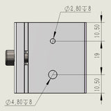 NEJE laser module Z axis adjuster / Focus Height Adjuster, laser plugin upgrade kit for NEJE Master Laser Engraver and Cutter necessary accessory for DIY carving
