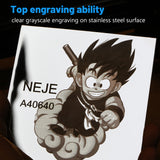 NEJE 5 Plus: Portable DIY Diode Laser Engraver and Cutter - 255x420mm