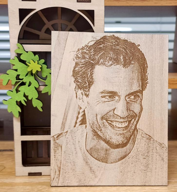 How to Laser Engrave a Photo on plywood?