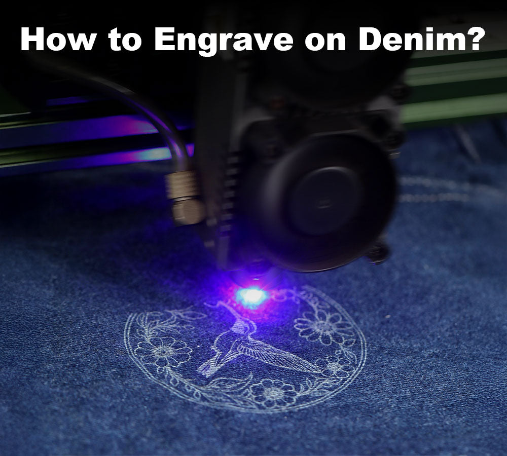 How to engrave on denim?