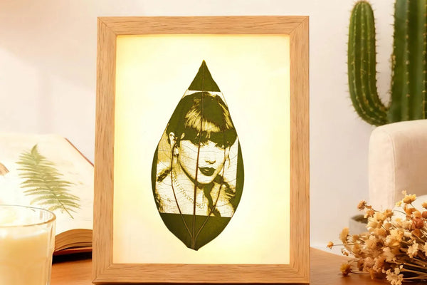 How to engrave on leaf with NEJE Laser