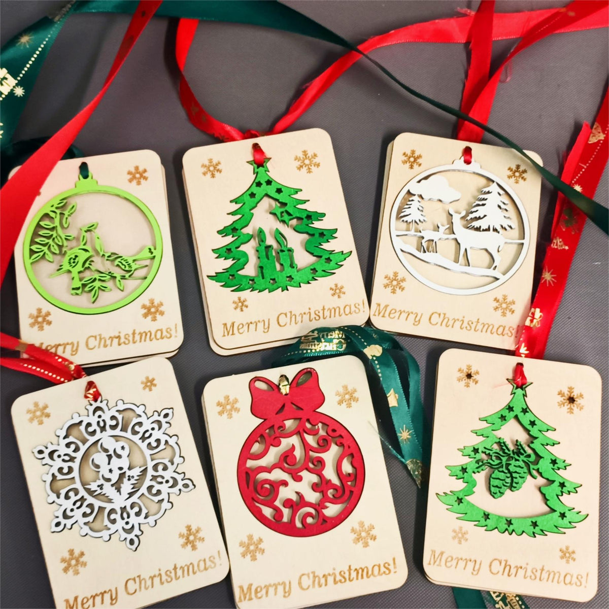 Christmas Decoration Pendant | DXF File |Gift,Art,festival - NEJE.SHOP