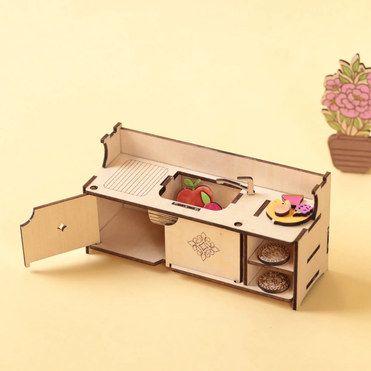 Mini Kitchen Model | DXF,SVG | Wood,Art – NEJE.SHOP