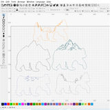 3d multi-layered bear cutting | DXF File | Art, Gift, Wall Art