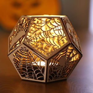 Halloween Polygonal Light Box Cut | DXF File| NEJE Diode Laser|Gift, Art, Festival