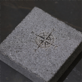 Granite Compass Engraving| DXF File|Gift, Art