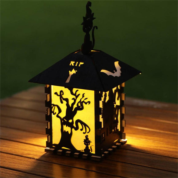 Halloween Bedside Lamp | NEJE Diode Laser | Art,Gift,Halloween Craft