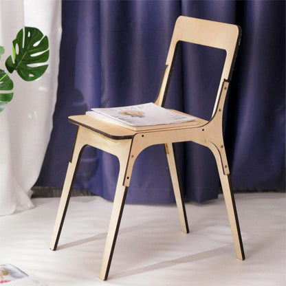 Chair Cut | DXF File |Art,Gift - NEJE.SHOP