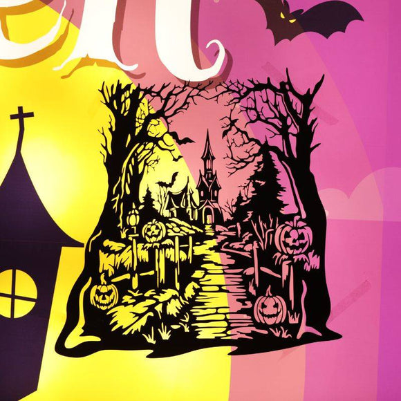 Halloween Dark Style Wall Decoration | DXF File|Gift, Art, Festival