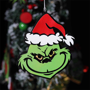 Christmas Grinch Cut|Lighburn,DXF File|Art,Festival,Gift