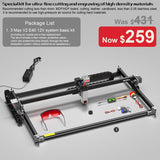 NEJE 3 Max V2 DIY Laser Engraver and Cutter, CNC Desktop Laser Engraving Machine