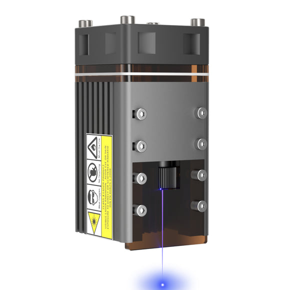 Compressed Square Adjustable focal length 450nm 6W Adjustable Focus Laser Module Kits - NEJE A40630 - 12V