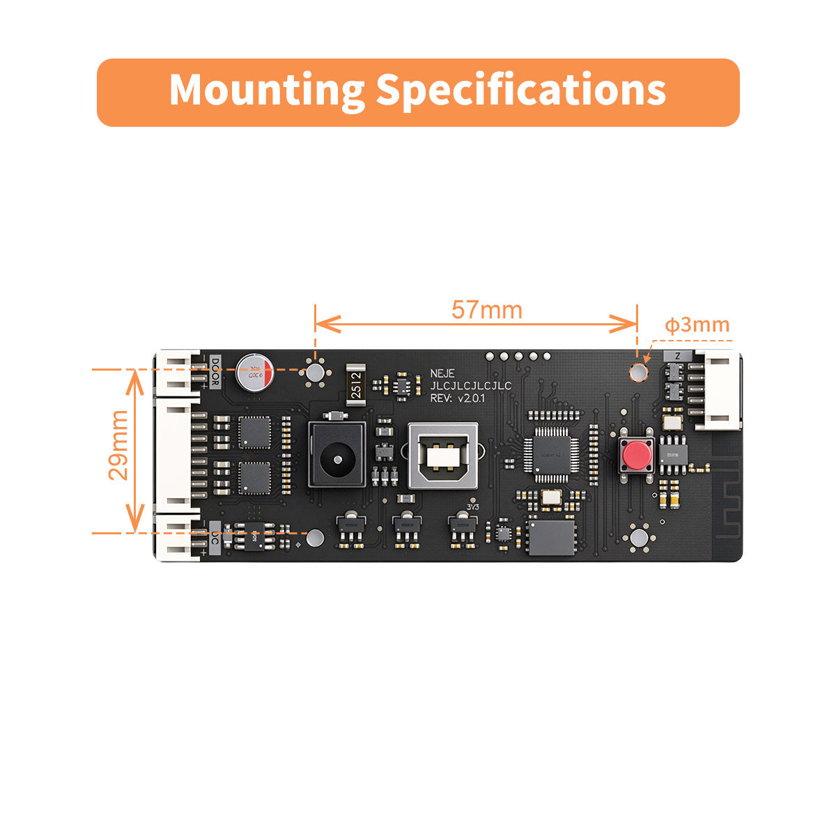 NEJE 5 Series Laser Controller Board - Laser Control System / Card for DIY Laser Machine