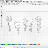 Flower Craft|DXF File|NEJE Diode Laser|Wood,Gift,Craft,Diy