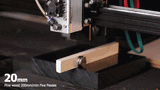 NEJE 5 12W Variable Focus Laser Engraver & Cutter, 170x170mm (6.7"x6.7") Desktop Diode Laser Engraving & Cutting Machine for Wood, Leather, Curved Surface Engraving