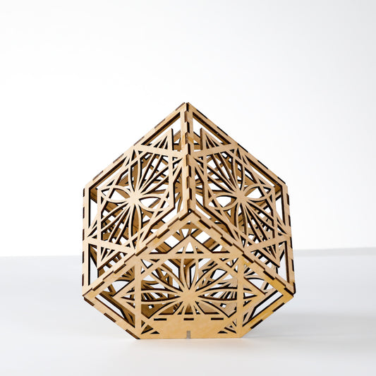 3D Square Lantern | DXF File | Art, Gift, Home Decor - NEJE.SHOP