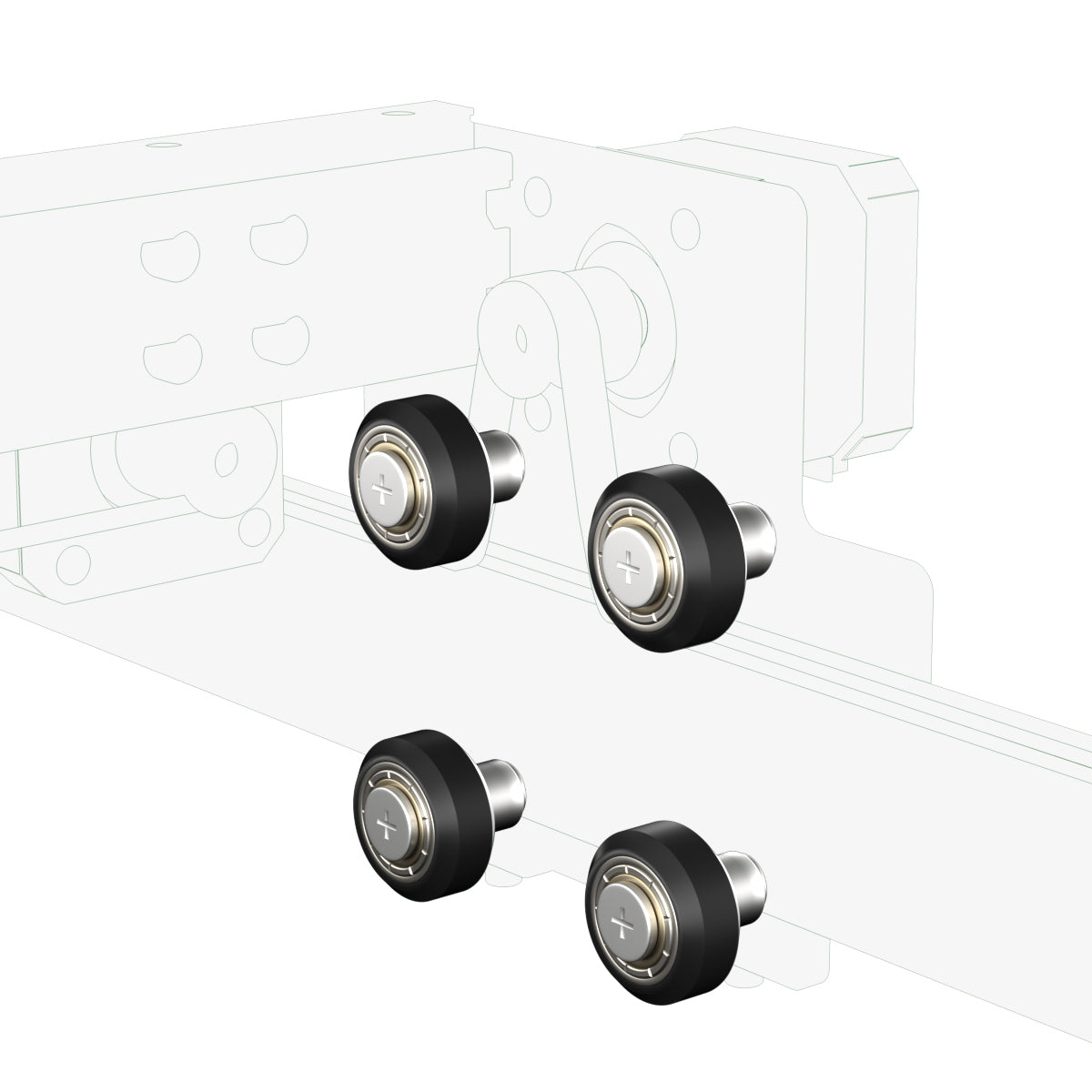 Replace Wheels for NEJE Laser Engraver Max 4 and 3 Max V2 - NEJE.SHOP