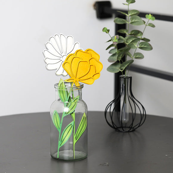 Flower Craft|DXF File|NEJE Diode Laser|Wood,Gift,Craft,Diy