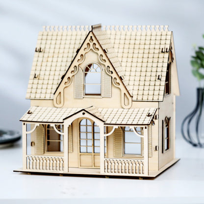 Plywood House Cut|DXF File|Wood,Art,Diy Gift - NEJE.SHOP