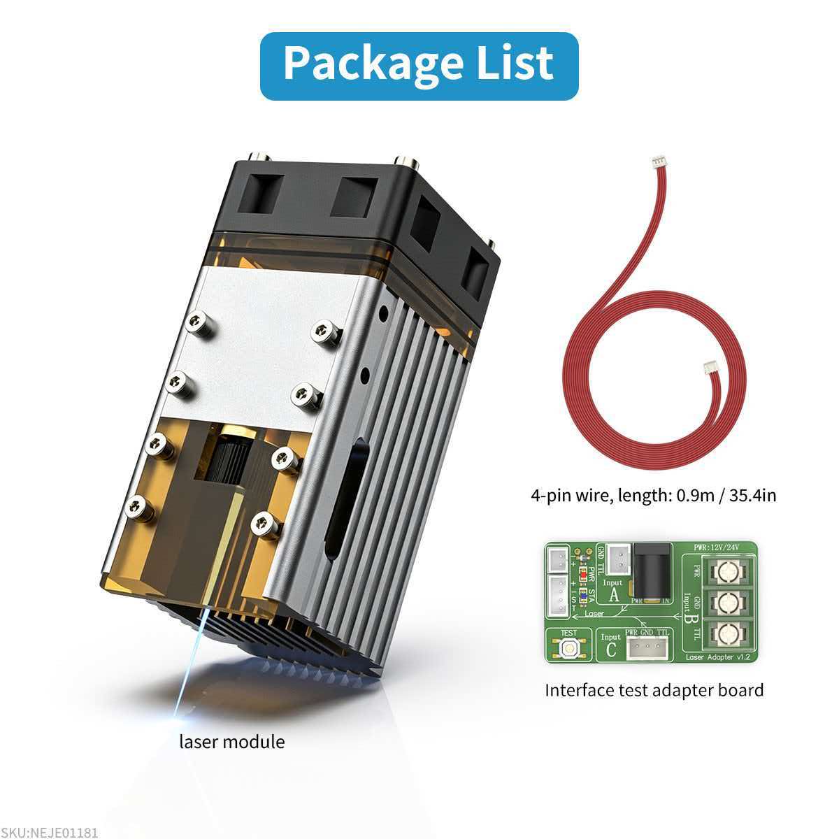 eiaページ NEJE 7W Diode Laser Module - 12V – NEJE.SHOP