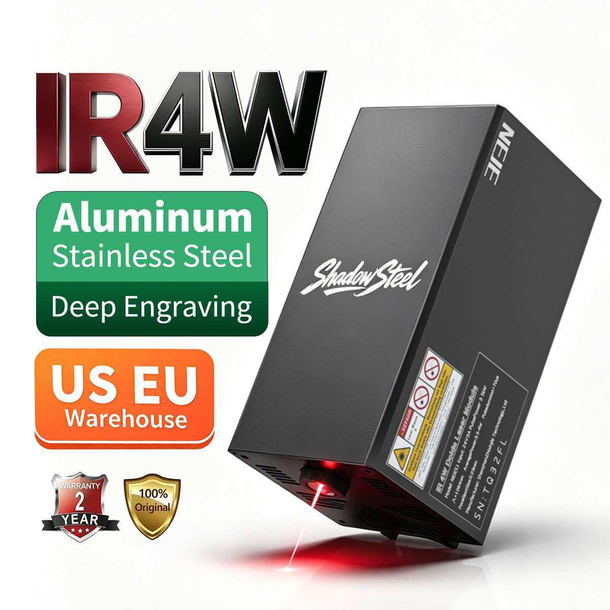(Pre‑sale Active)NEJE S1 IR 4W: 3.5kW Peak Power DPSS Module for CNC & Laser Engravers, Universal Fit