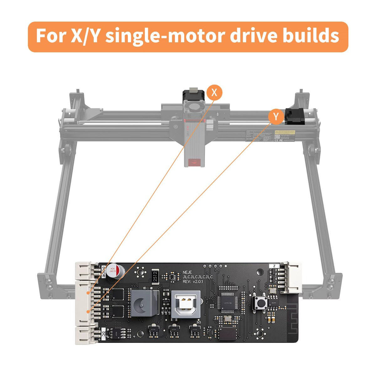 NEJE 5 Series Laser Controller Board - Laser Control System / Card for DIY Laser Machine
