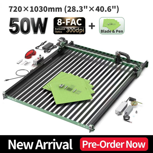 (Pre‑sale Active)NEJE Max4 V2 Large Format CNC & Laser Platform with E160 8-FAC Diode Module – 0.5mm Text, 300DPI Photo, Metal/Ceramic/HDF Engraving, 48V + Water Cooling, Built-in Thermal Protection for Pro Creators