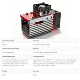 NEJE 5 12W Variable Focus Laser Engraver & Cutter, 170x170mm (6.7"x6.7") Desktop Diode Laser Engraving & Cutting Machine for Wood, Leather, Curved Surface Engraving