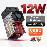 NEJE A40640 12W Blue Diode Laser Module with Adjustable Focus – Curved-Surface Tracking & High-Resolution Engraving