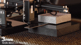Graveur découpeur laser portable NEJE 5 5,5 W, 170x170 mm (6,7"x6,7") Diode de bureau pour le bois, le cuir, le métal peint et la gravure profonde