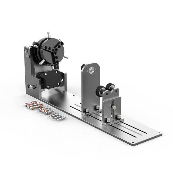 NEJE R6 9-in-1 Micron-Level Rotary Attachment  —  A-Axis Quick Operation Chuck / Roller Rotary