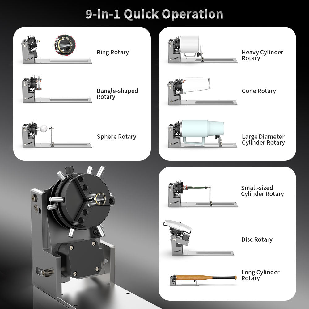 NEJE R6 All-in-One Rotary Attachment – NEJE.SHOP