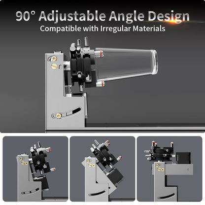 NEJE R6 9-in-1 Micron-Level Rotary Attachment  —  A-Axis Quick Operation Chuck / Roller Rotary - NEJE.SHOP