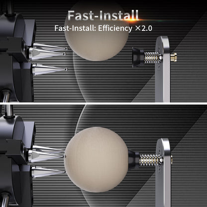 NEJE R6 9-in-1 Micron-Level Rotary Attachment  —  A-Axis Quick Operation Chuck / Roller Rotary - NEJE.SHOP
