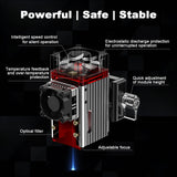 NEJE 5 12W Variable Focus Laser Engraver & Cutter, 260x400mm (10.2"x15.7") Desktop Diode Laser Engraving & Cutting Machine for Wood, Leather, Curved Surface Engraving