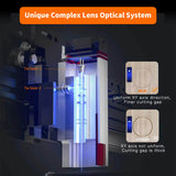 NEJE 5 12W Beam Compression Diode Laser Engraver & Cutter, 170x170mm (6.7"x6.7") Desktop Laser Engraving & Cutting Machine for Wood, Leather, High-Resolution Detailing