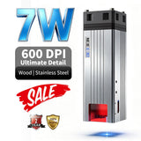 NEJE E30 7W Blue Diode Laser Module with Multi-Lens Compression Tech for Ultra-Fine Engraving