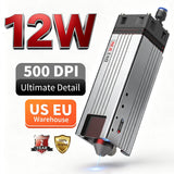 NEJE E40 12W 500DPI Diode Laser Module with Multi-Lens Technology for Stainless Steel Engraving & Precision Cutting