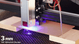 NEJE 5 12W Beam Compression Diode Laser Engraver & Cutter, 170x170mm (6.7"x6.7") Desktop Laser Engraving & Cutting Machine for Wood, Leather, High-Resolution Detailing