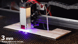 NEJE 5 12W Beam Compression Diode Laser Engraver & Cutter, 170x170mm (6.7"x6.7") Desktop Laser Engraving & Cutting Machine for Wood, Leather, High-Resolution Detailing