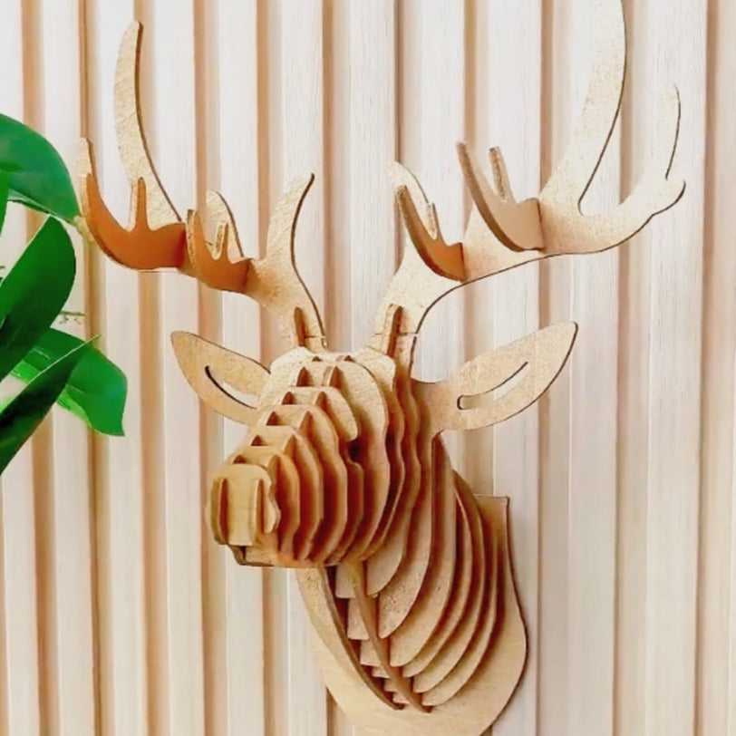 Deer Wall Decor| DXF,SVG | Wood,Art,Gift,Home Decor - NEJE.SHOP