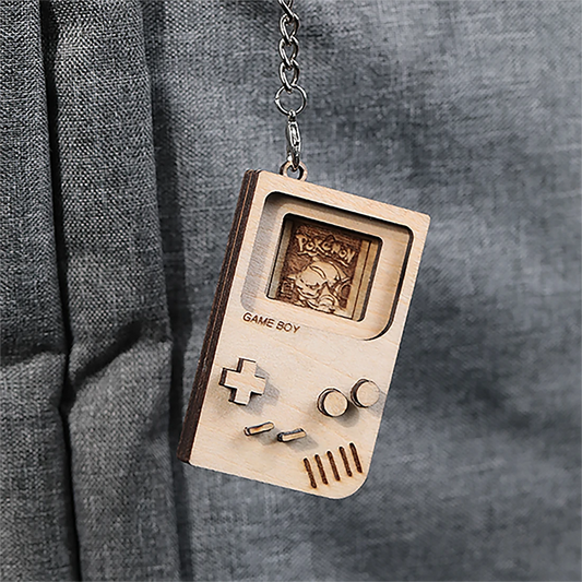 Gameconsole-Anhänger | DXF, SVG, lbrn2 | Kunst, Geschenk, Holzverarbeitung