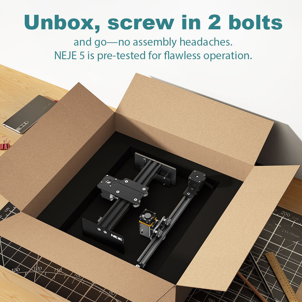 NEJE 5: Portable Laser Engraver with A40630 Laser Module - 170x170mm - NEJE.SHOP