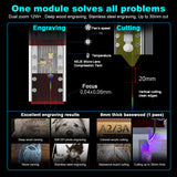 NEJE 5 Plus: Portable Laser Engraver with A40640 Laser Module - 300x420mm